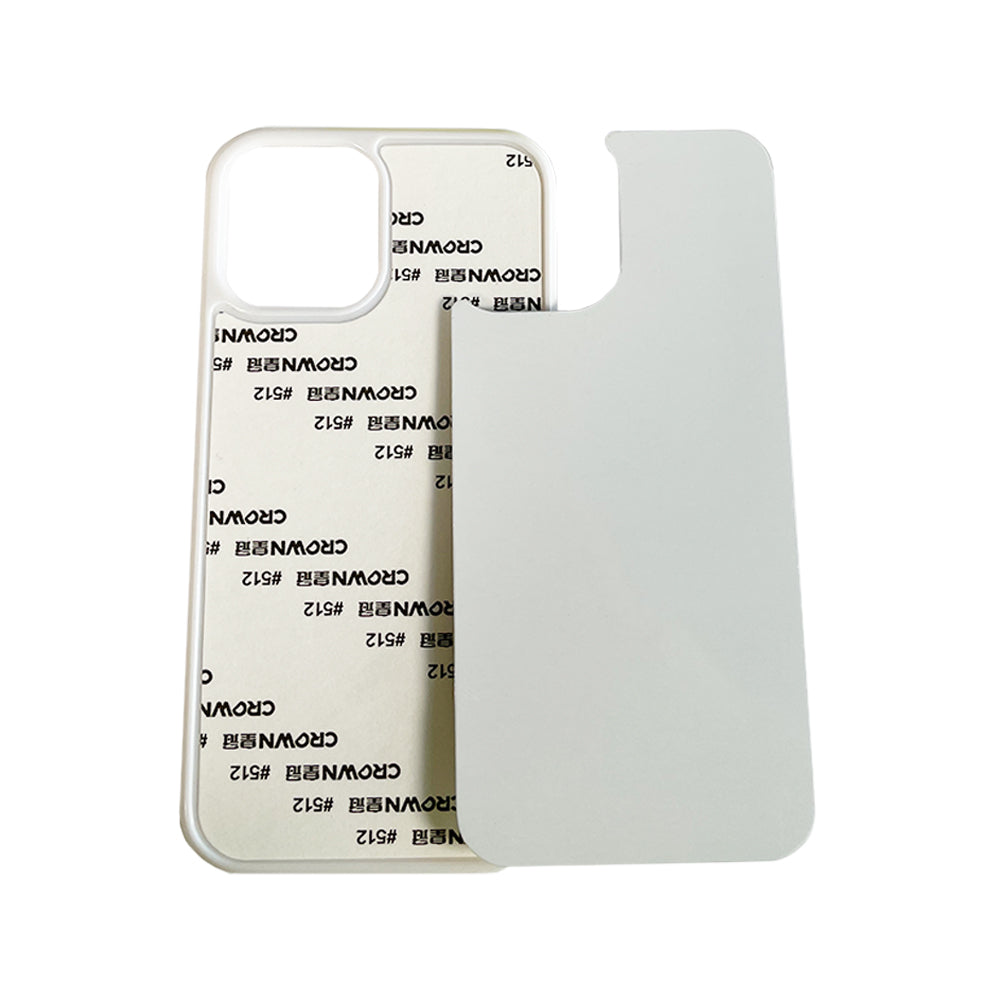 iPhone 12 / 12 Pro Sublimation Phone Case - White Rubber